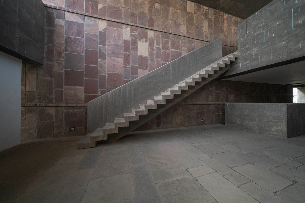internal concrete staircase