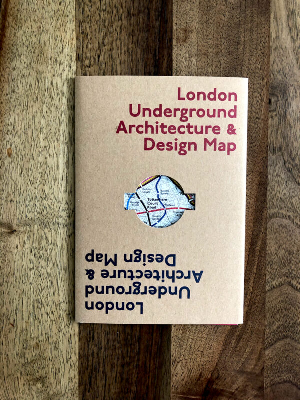 sleeve of london underground map with underground icon