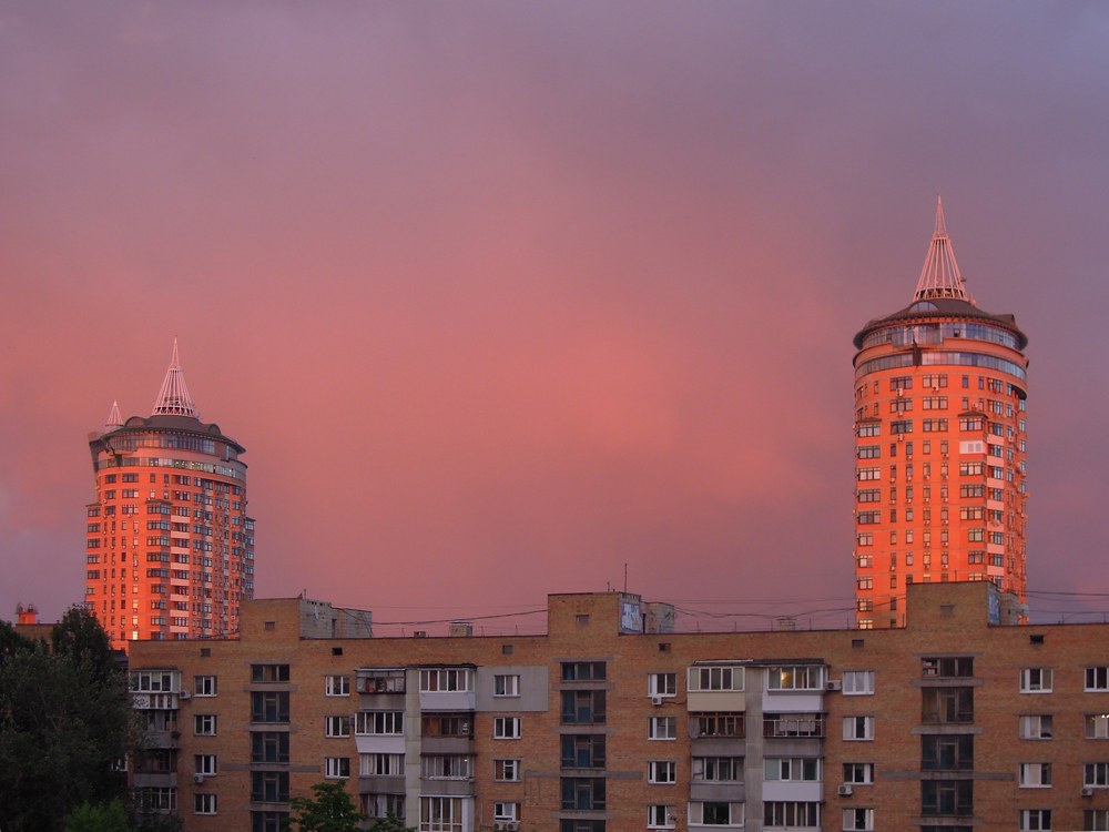 cinnamon coloured sunset