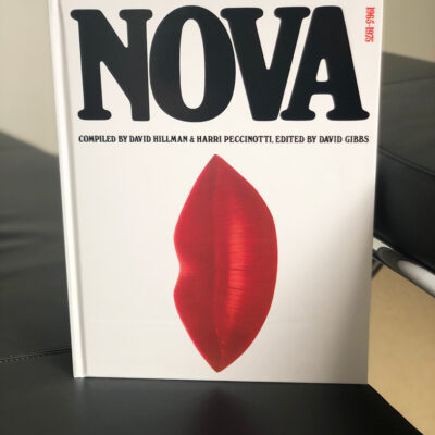 hardback book Nova with image of Lips on front