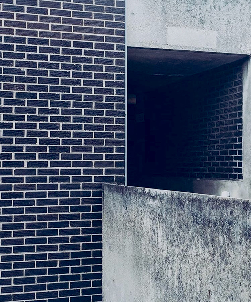 brickwork and concrete brutalist