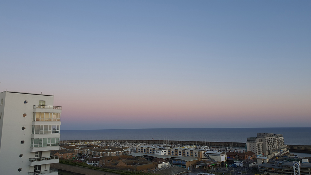 Brighton out towards the sea