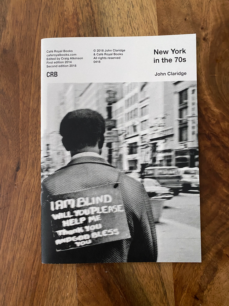 New York in the 70s Cafe Royal Books Greyscape