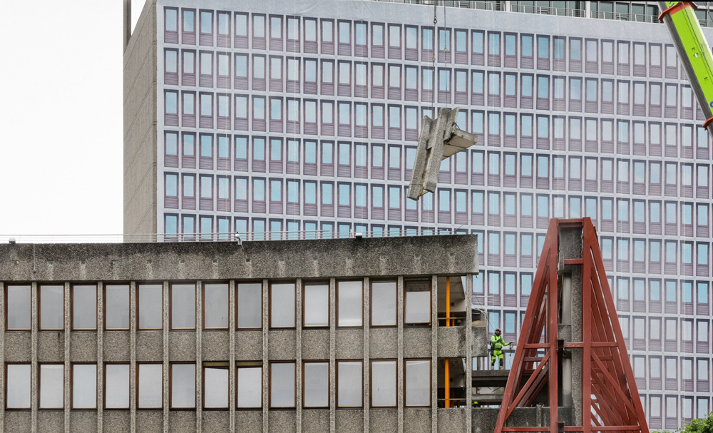 piece of concrete removed Image Adrian Bugge