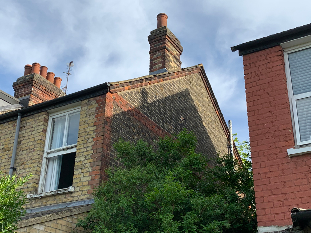 brickwork facade and tree Dollis Hill