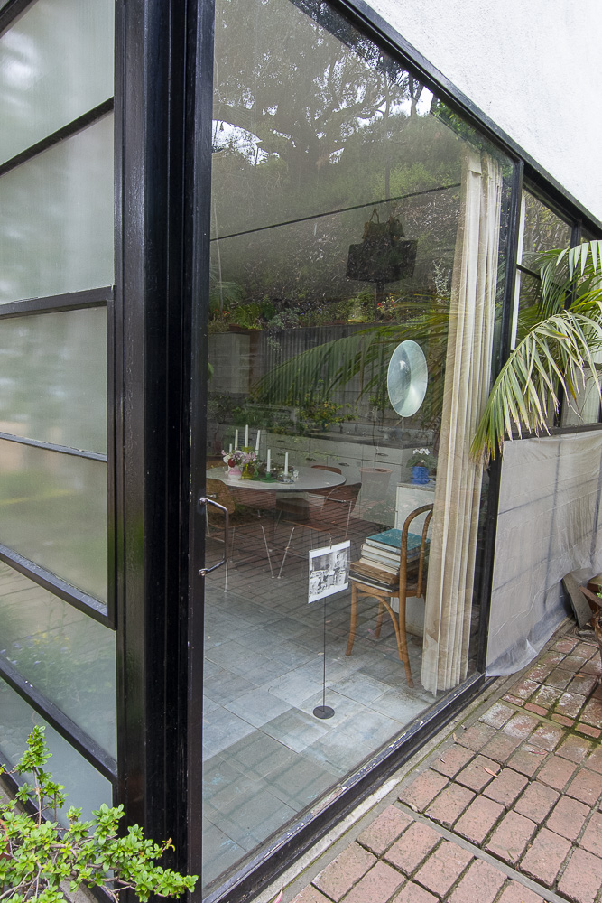 A tantalising glimpse of the interior of the Eames House