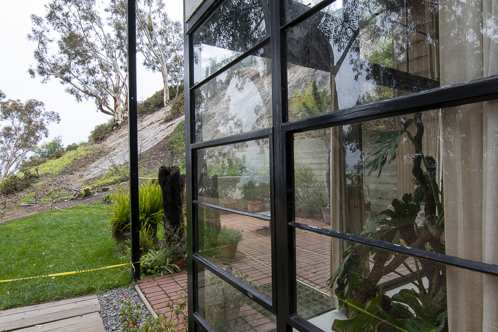 View of the western end of the Eames House