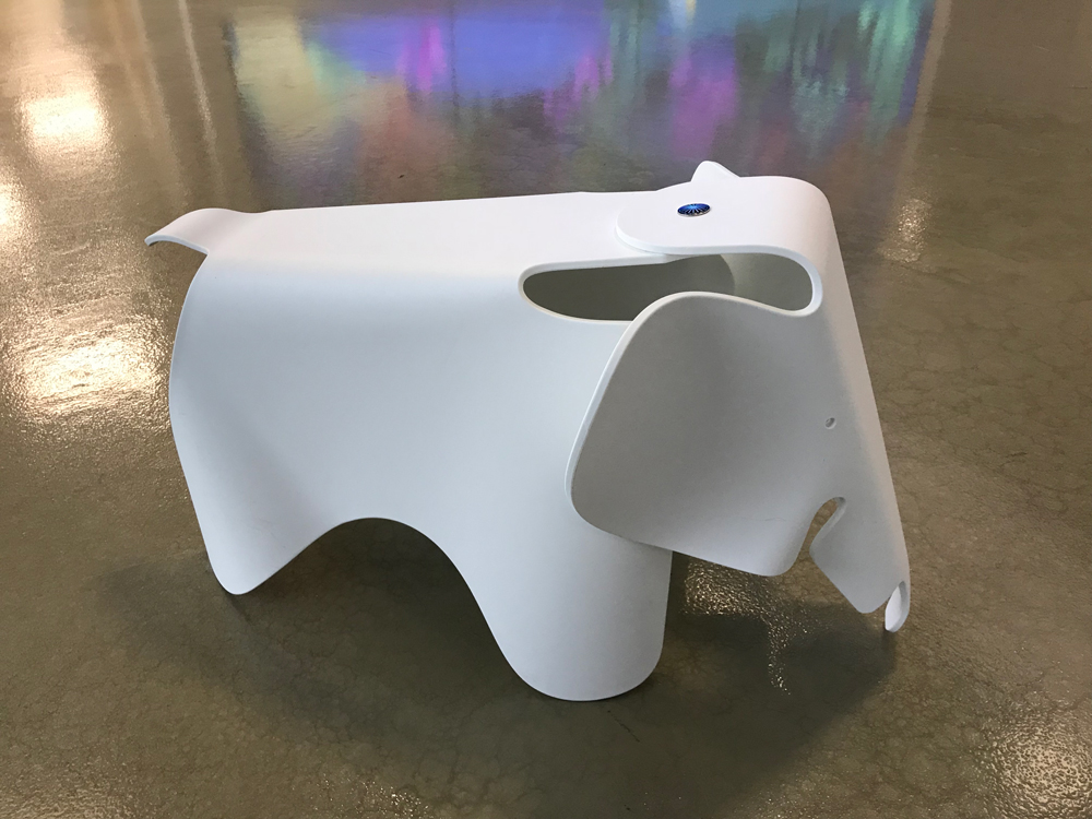 white eames elephant