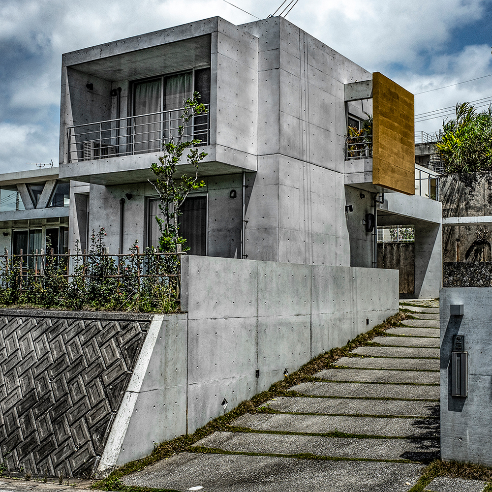 brutalist home japan