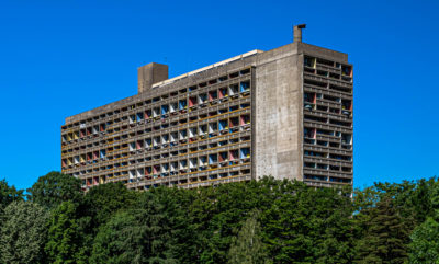 unite d'habitation Nantes Rezé view of facade