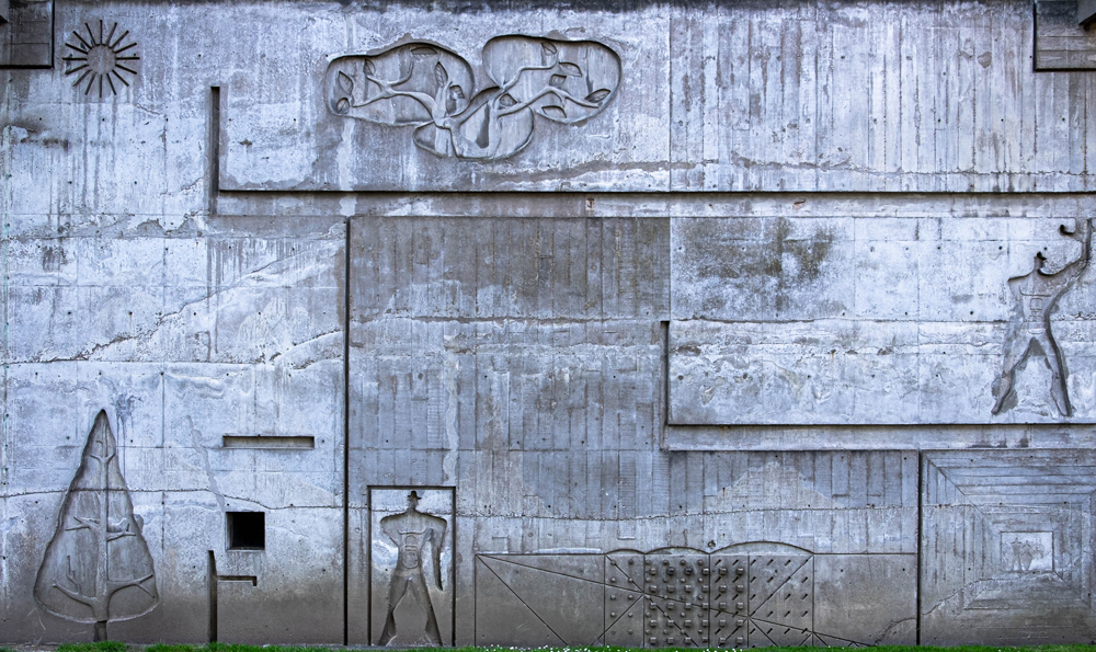 corbusier details on concrete facade