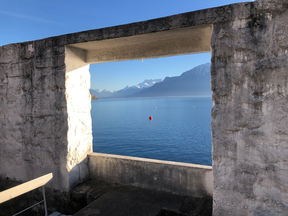 view from the villa Lausanne Switzerland