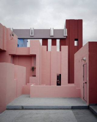 Entrance to area of La Muralla Roja