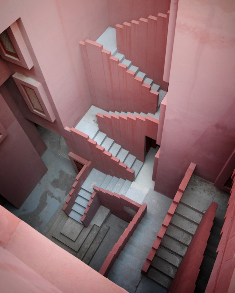 ose building stairs detail La Muralla Roja