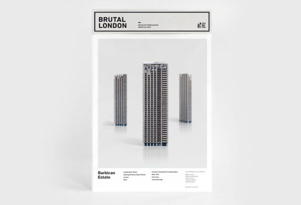 brutalist architecture paper cut outs