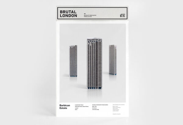 brutalist architecture paper cut outs