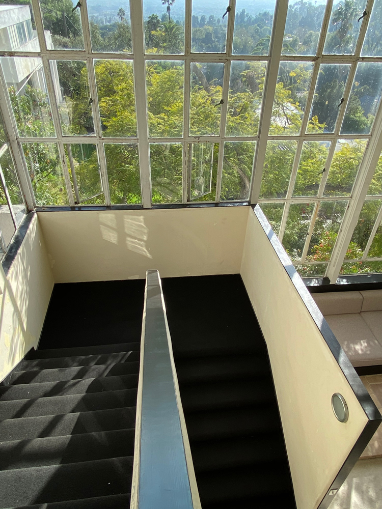 inner staircase Lovell Beach House 