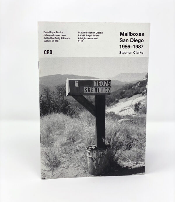 Cafe royal press zine