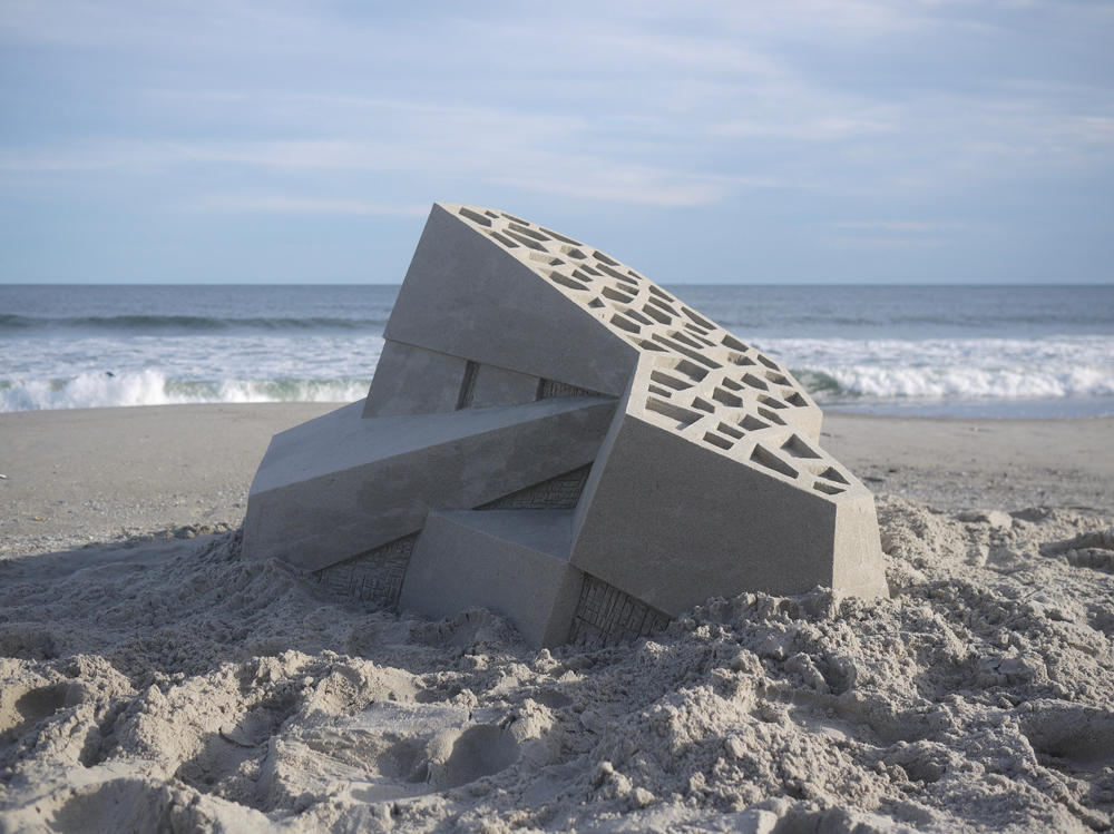 sandcastle modernist by artist calvin seibert