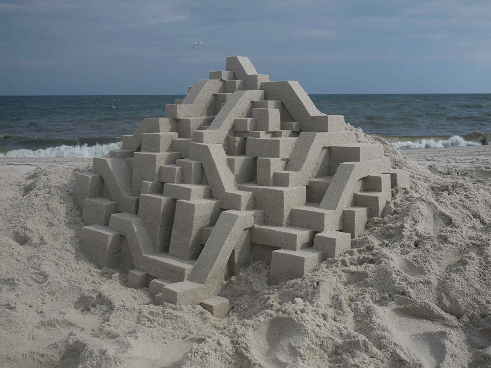 brutalist sandcastle calvin seibert sandcastle US