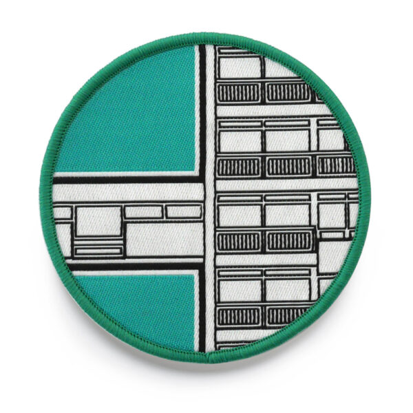 woven badge god is in the detail collection