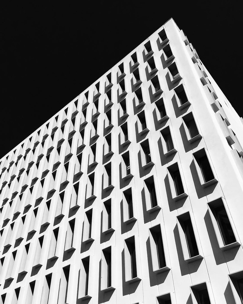 facade of brutalist building canberra