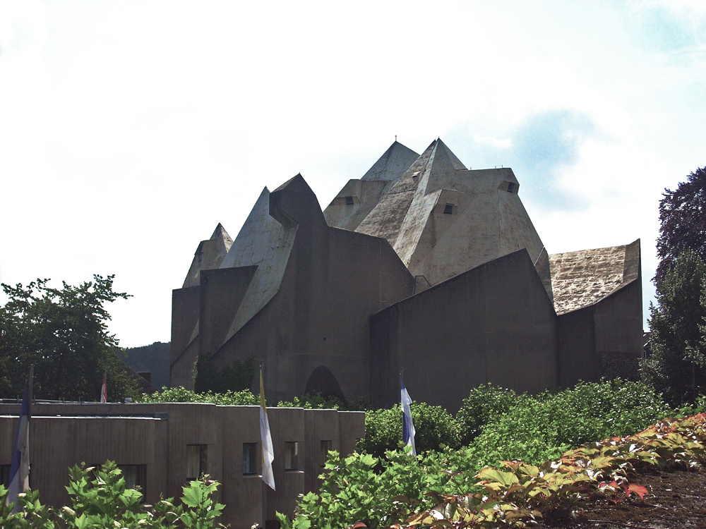 View towards chuch of Neviges 