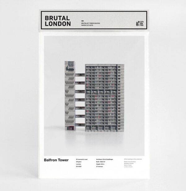 cut out and make kit of balfron tower