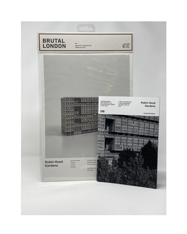 zine and cut out kit of brutalist estate robin hood gardens brutalist architecture gifts