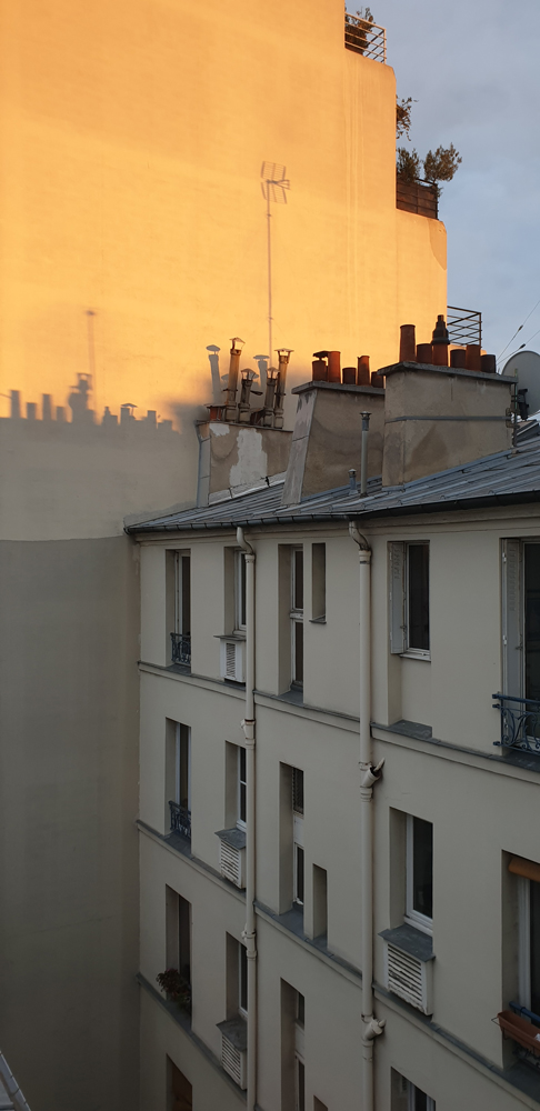 the rooftops of Paris