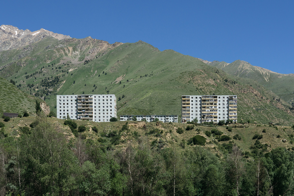 caucaus lush green hills