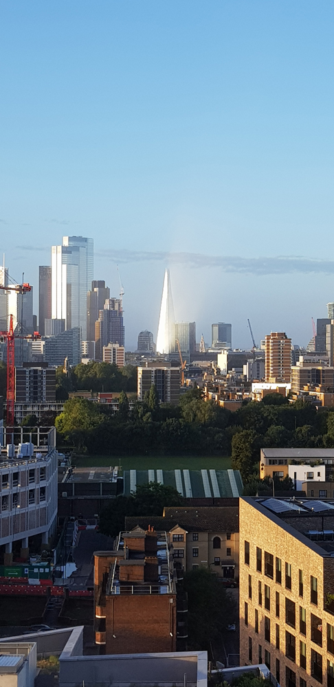 view across De Beauvoir Town London