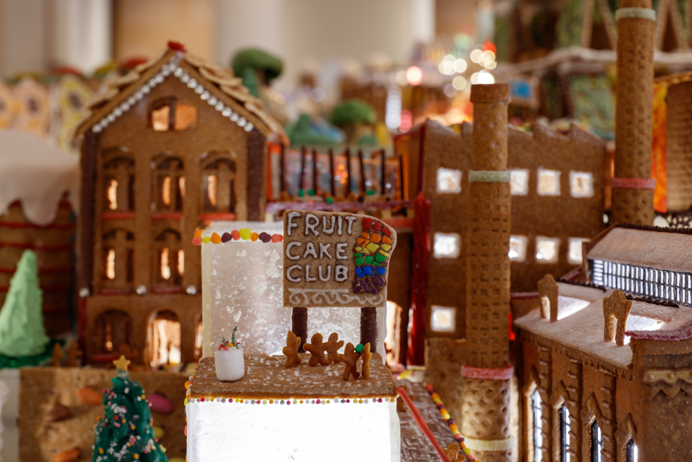 Gingerbread City Fruitcake Club House