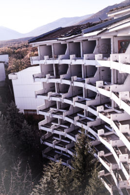 balconies of Hotel Evropa