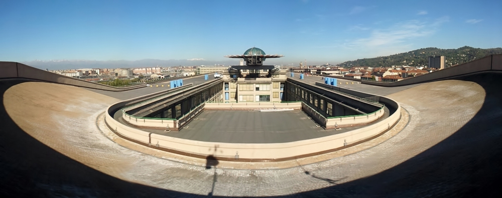 roof top of lingotto factory renovation