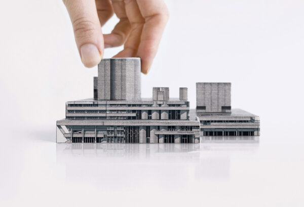 national theatre london cut out paper kit