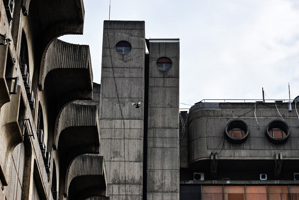 brutalist architecture in Skopje