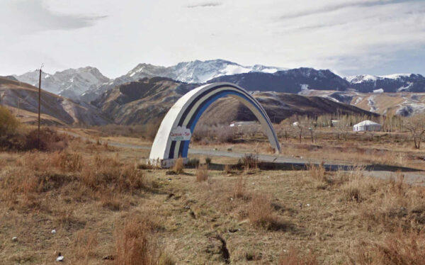 kyrgyzstan soviet era sign