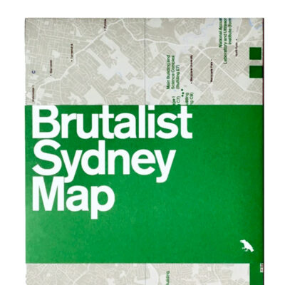 walking map of brutalist architecture Australia