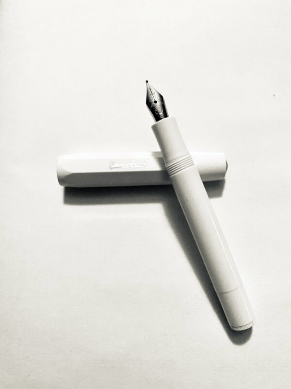 white fountain pen
