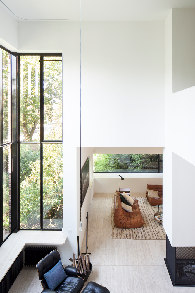 interior view modernist antwerp home 