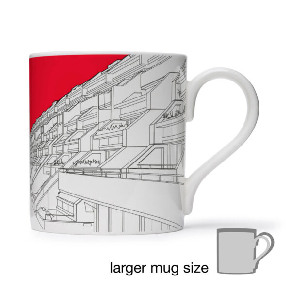london brutalist estate mug