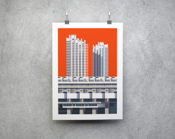 Brutalist Architecture barbican estate london chamberlin, powell and bon