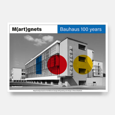 bauhaus school dessau magnet set