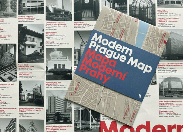 blue crow media Prague walking map