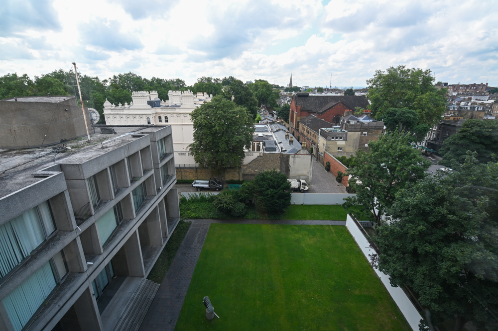 Garden view, Czech Embassy